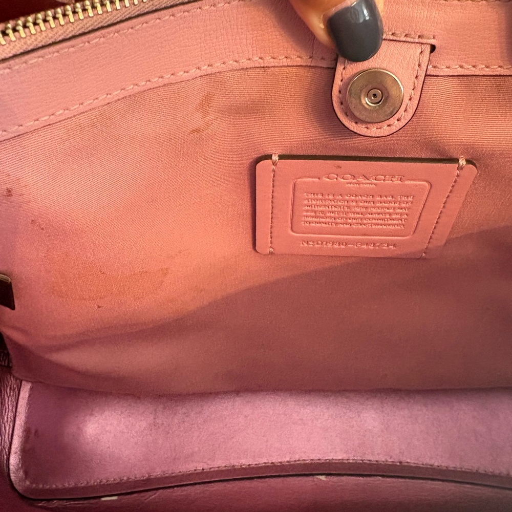 Coach Pink Avenue Carryall - *Rehab Bag* - Picture 6 of 8